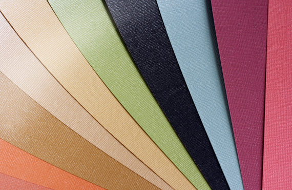 Pulp-Dyed Paper with Pearlescent Coating